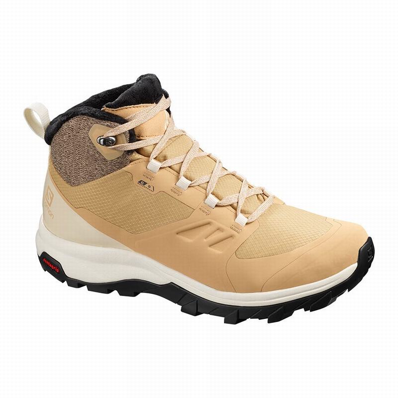 Salomon OUTSNAP CLIMASALOMON™ WATERPROOF Botas De Invierno Mujer - Marrones - Colombia (73506-ILJQ)